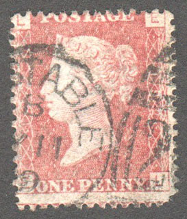 Great Britain Scott 33 Used Plate 192 - EL - Click Image to Close